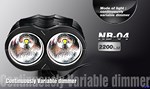 фара TOBEST NB04 двойная 2000 lm